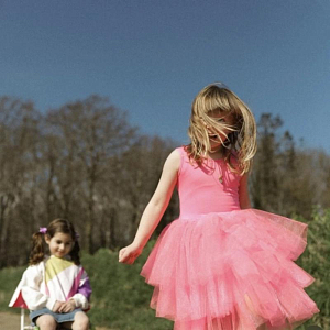 Платье-пачка Рататам (Ratatam) "Неон", неоново-розовое